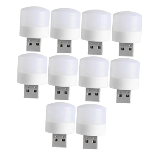 ELAYARD 10 Pack USB Night Light Small LED Eye Care Lamp for Kitchen