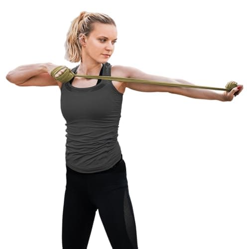 Kintex Fitness Band 2.5m x 15cm Exercise Band 7 Strengths 100% Latex Portable Training Band — view 4
