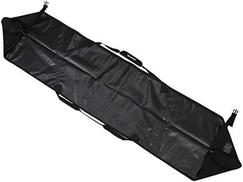 BRUBAKER Combo Set XC Touring Champion - Cross-Country Ski Bag and Ski Boot Bag for 1 Pair of Skis + Poles + Boots + Helmet - Black/Neon Yellow - 82 3/4 Inches / 210 Cm — view 3