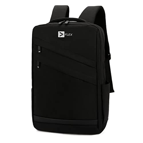 Flex Waterproof Business School Laptop Rucksack with USB Port and Headphone connecting point Office college Uni work Bag Men Women, Fits 16 Inch Laptop-Large Lightweight Travel Bag with Trolley sleeve — view 2