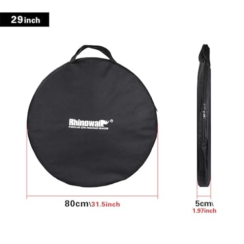 Rhinowalk Bike Wheel Bag Travel Case Soft Padded Bicycle Wheelset Carrying Bag for 26-29 inch Mountain Road Bike Wheels — view 2
