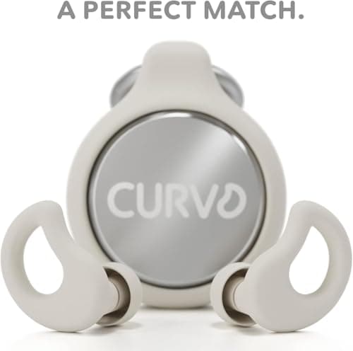 CURVD Everyday Earplugs + Case Clip Bundle, The Perfect earplug for Sleep, Travel, Noise Sensitivity/canceling + Case Clip Package Portable Waterproof Container & Silicone Sleeve for Ear Plugs(Honey) — view 3