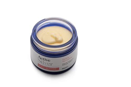 Active Silver - Moisturising Body Butter - Antibacterial Skin Moisturiser with Colloidal Silver, Mandarin Essential Oil, Aloe Vera and Sweet Almond Oil - Vegan and Cruelty Free - 50ml — view 2