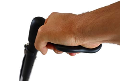 KMINA Folding Walking Stick for Women and Men, Anatomical Grip, Right Hand — view 5