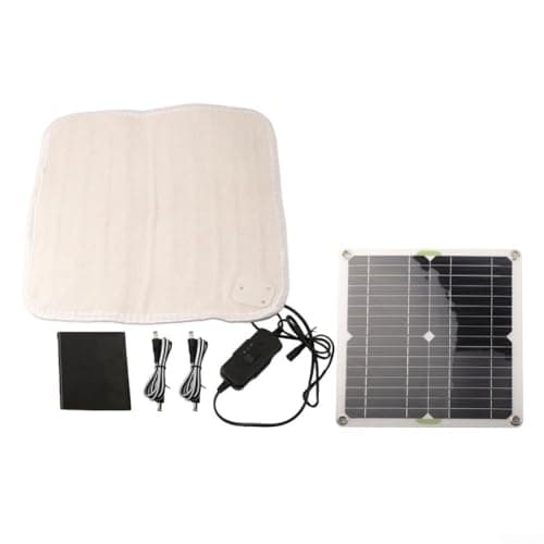 Waterproof Solar-Powered Pet Heating Mat with Electric Blanket Features and Adjustable Heat for Cold Weather Comfort