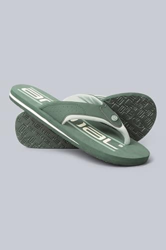 Animal Jekyl Mens Lightweight Flip-Flops Khaki 8 — view 6