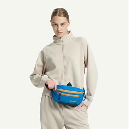 Ultralight Travel Bum Bag 2.5L, Large Water Resistant Waist Pack for Men & Women — view 3