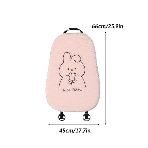 Tktouci Plush Seat Covers Rabbit Design Winter Comfort Pad — view 5