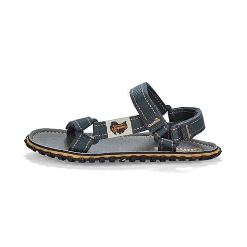 Gumbies Tracker Sandals | Unisex Contoured Adventure Sandals with Adjustable Recycled Straps & Recycled Rubber Outsole | Lightweight, Supportive Outdoor Footwear | Grey | EU 46 — view 6