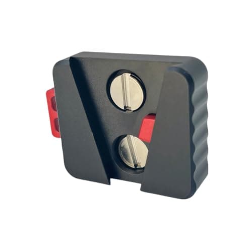 LSYRIA Mini V-Lock Assembly Kit, V-Mount Battery Plate Quick Release Set with 1/4"-20 Threaded Holes, Lightweight Aluminum Mounting System for Camera Cages, Rigs, Monitors, and Accessories — view 2