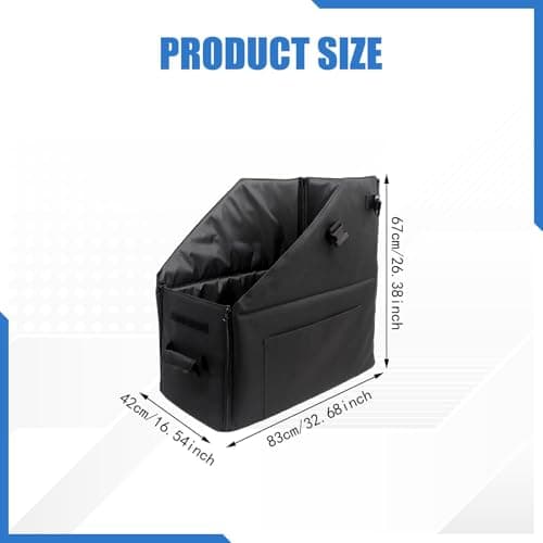 F Fityle Folding Bike Storage Box Bike Transport Case Sturdy Container Hiking Transportation Folding Storage Bag, L — view 5