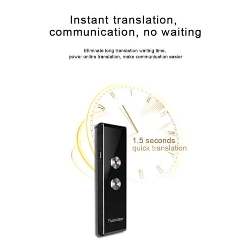 Hamwesh Language Translator Device, 96 Language Two Way Real Time Voice Translation Smart Voice Translator, Handheld Portable with for Travel Business Learning — view 4