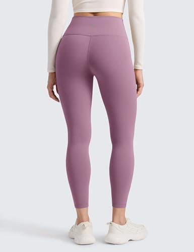 CRZ YOGA Matte Fleece Lined Leggings 25'' Light Lavender 10 — view 2