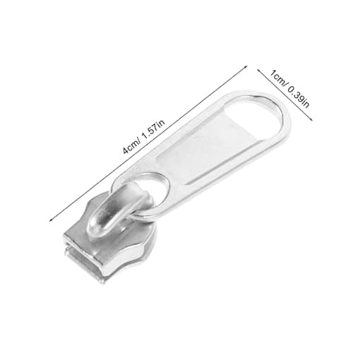 Universal Zipper Head Repair Kit 50pcs Silver Aluminium Alloy — view 2