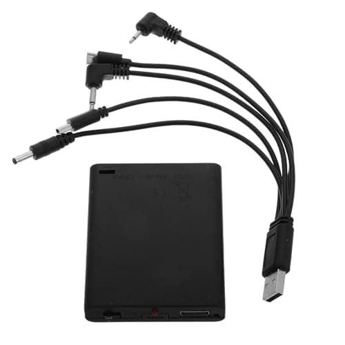 Emergency Battery Pack for Electronic Locks Black Plastic Power Supply