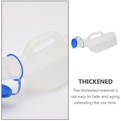 Large Capacity Plastic Urinal Bottle 1000ml for Bedridden Patients — view 3