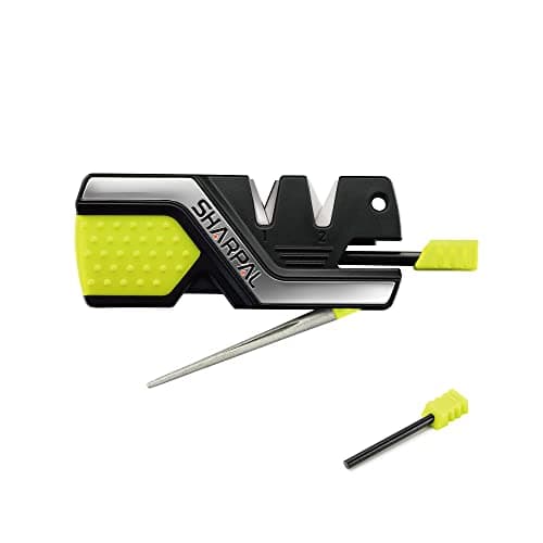 SHARPAL 101N-G Pocket Knife Sharpener with 2 Fire Starter