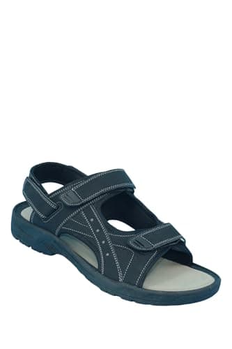 Pegasus Men's Extra Wide Sandals with Touch Fasten Straps