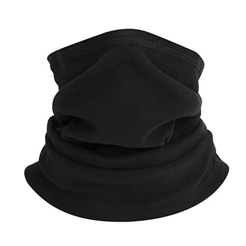 TAGVO Winter Thermal Neck Warmer Scarf, Soft Polar Fleece Thick Unisex Neck Gaiter Elastic Multifunctional Balaclava Windproof Skiing Neck Tube Ear Warmer Balaclava Hood Mask for Outdoor Sports