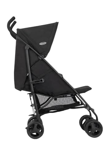 Graco EZLite, ultimate easy-to-use lightweight stroller at only 6.6kg for on-the-go families. Suitable from birth to approx. 3 years (15kg), Midnight fashion, Black — view 5