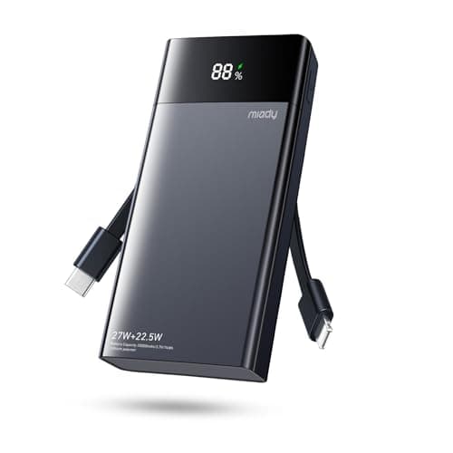 Miady Power Bank Fast Charging 20000mAh, 27W Portable Charger