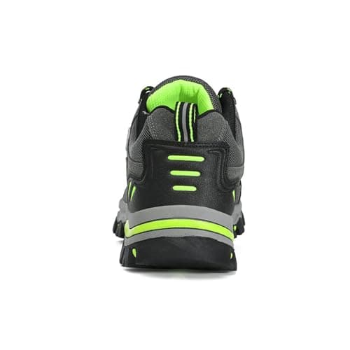 VLOOKST Hiking Boots Mens Outdoor Non-Slip Lace-up Walking Trekking Shoes Sneaker for Climbing Backpacking Camping,8018 Grey,8.5 UK — view 3