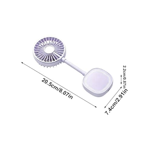 Magnetic Phone Fan - Adjustable Portable Cooler with Phone Holder, Rechargeable Mini Fan for Travel Cruise Beach Picnic Outdoor Summer Spor Room — view 2