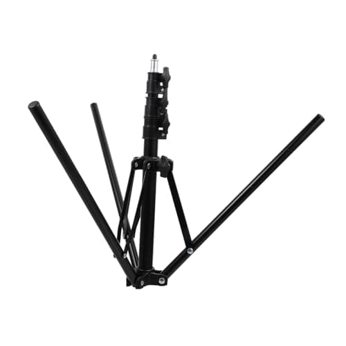 Black Portable Phone Tripod with Extendable Height for Travel