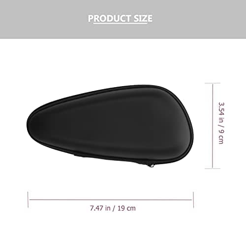 minkissy Portable Carrying Case for Beard Trimmer Shockproof Travel Pouch with Zipper Wear-Resistant Protector for Men Stylish Design for Travel Storage — view 5