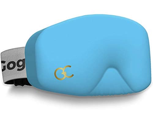 GogglesCover Ski Goggles Protective Cover, Portable Goggle Cover Light Blue