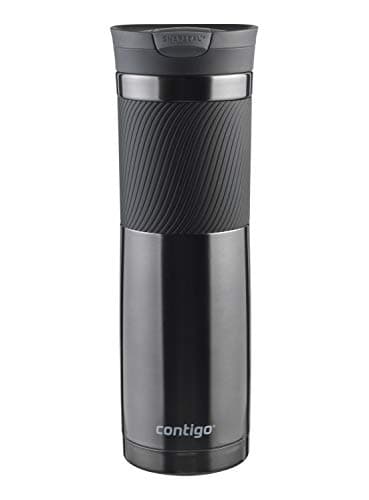 Contigo Travel Mug Byron, Stainless Steel Thermal-Mug, Coffee to go cup, 100% leakproof, Keeps hot for 7 hours, dishwasher safe lid, Bronze