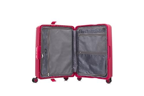 ATX Luggage Zipperless Large Suitcase Super Lightweight Polypropylene Hard Shell with 4 Dual Spinner Wheels Wide Handle 3-Point Built in TSA Lock (112 Liters, 29-Inch, Mulberry) — view 4