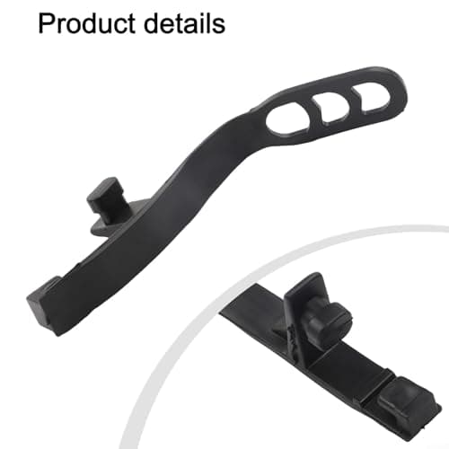 Black Rubber Headlamp Mount Bands 19cm for Dual Sport Fit Black — view 3
