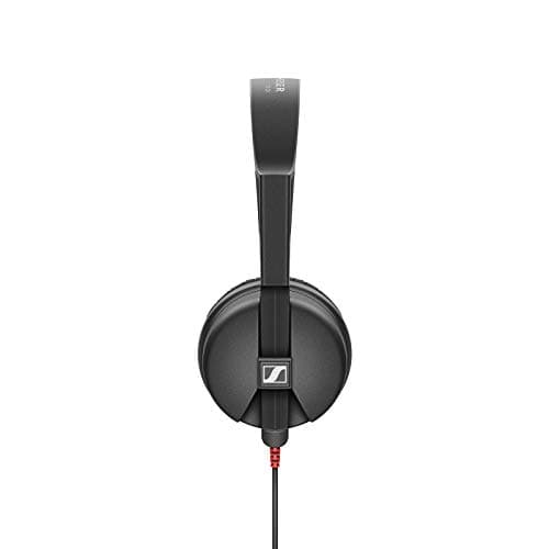 Sennheiser HD 25 LIGHT Lightweight On-Ear DJ & Monitoring Headphones | Robust Single Headband Design | 1.5M Dual-Sided Detachable Cable & 1/4" Jack Adaptor Included | Black (508664) — view 3