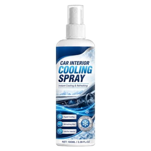 Cooling Mist Spray, Cooling Spray for Car, Instant Heat Relief, Air Refresh Cooling Spray for Quick Cooldown for Long Driving Commuting Travel Road Trip (B)