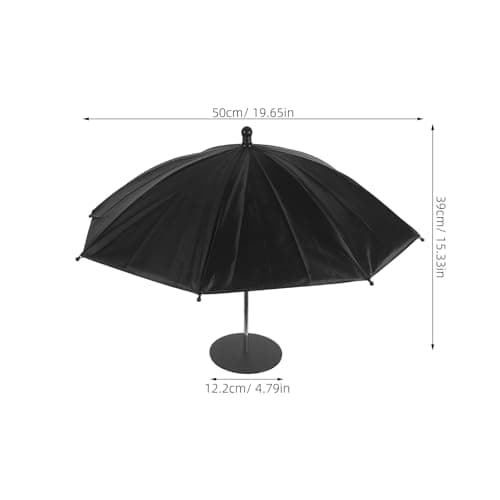 SWOOMEY Mini Sun Shade Umbrella 50cm Compact and Portable with UV Protection, Iron and Cloth Material, for Drinks and Devices on Beaches Or Tabletop Outdoor Use — view 2