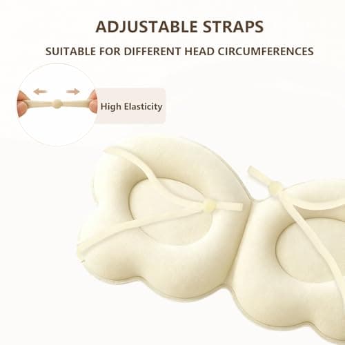 ZEMINRI 3 PCS Sleep Mask Gentle Butterfly 3D Eye Mask for Sleeping (Beige) — view 4