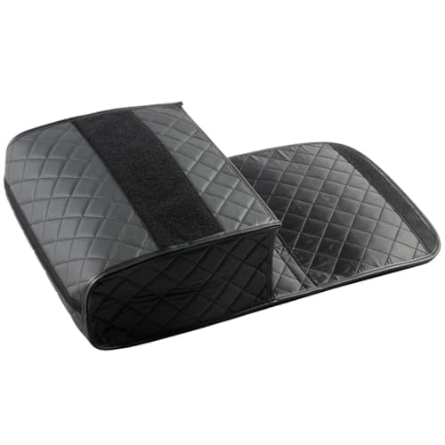 COMPATIBLE WITH AUDI TT ROADSTER (2006-2014) - Boot Tidy Organiser Compact Storage Car Trunk Anti Slip Bag Leather Square Quilted Black - Gift Idea — view 4