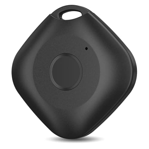 Air Tags Item Finder, Key Tracker Compatible with Apple Find My APP (iOS Only), Apple Tag, Replaceable Battery, Bluetooth Locator for Luggage, Bags, Wallets, Backpacks, Keys Tracking Tag Black