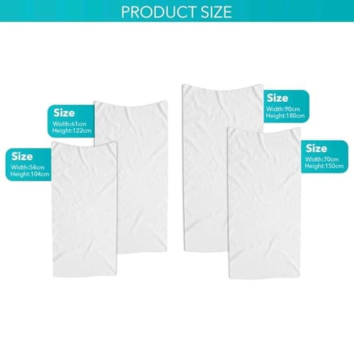 Print Maniacs Custom Personalised Hubby Wifey Towel with Name Microfibre Beach Towel Large Quick Dry Lightweight Travel Towel Honeymoon Holiday Pool Spa — view 2