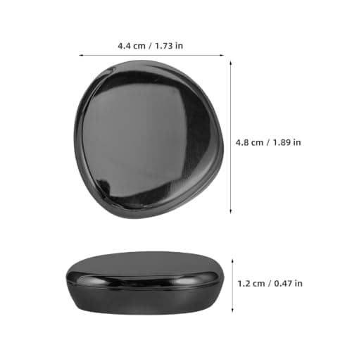 Toyvian Refillable Solid Cologne Balm Tin, Black Solid Perfume Tin — view 2