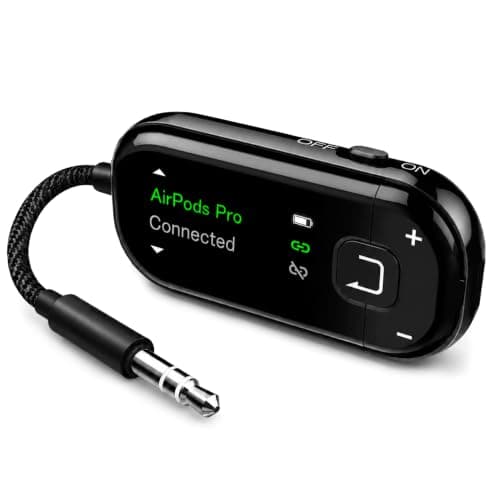 Avantree Voyager - Airplane Bluetooth Adapter with OLED Display