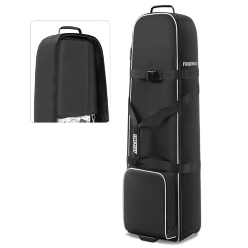 Findway Golf Travel Bag, Padded Golf Travel Bags Flight with Wheels