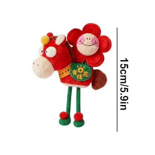 Horse Plush Bag Charm 2026 Horse Year Plush Mascot Pendant — view 6