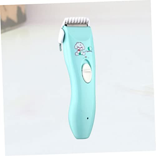 AUTSUPPL Electric Hair Clipper Sky-Blue USB Rechargeable Hair Trimmer with Safety Head Thin Tooth Spacing Portable Body Grooming Tool for Men — view 4