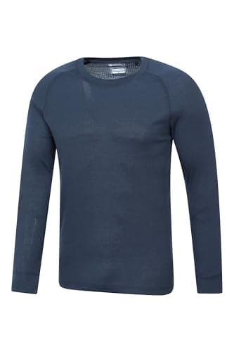 Mountain Warehouse Talus Mens Isotherm Base Layer Top Navy (Ro M — view 5