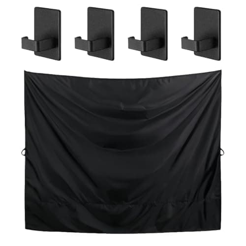Walopola Car Camping Shower Drape | Truck Privacy Drapes with 4 Magnetic Hooks,Automotive Accessories Waterproof Cover for Outside Van RV Beach Travel Family Trip SUV