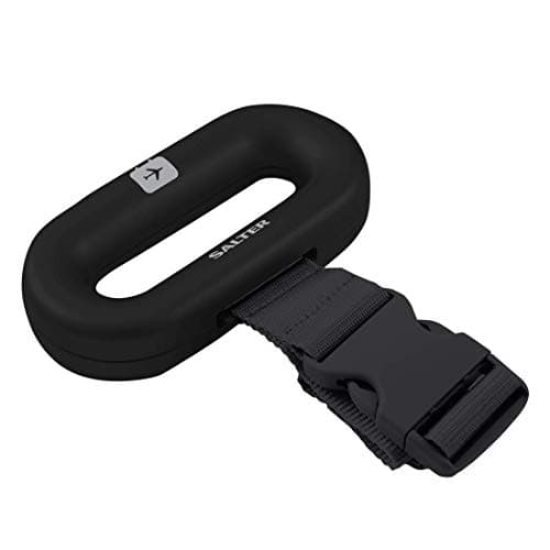 Salter 9500 BKDCTMEU16 Luggage Scale, Portable Digital Bag Weight Scales, Black & Duracell Specialty 2032 Lithium Coin Battery 3V, pack of 4 (DL2032/CR2032) — view 2