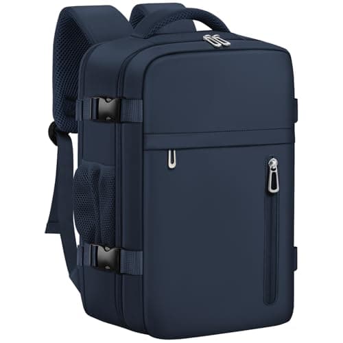 OTAHGK Cabin Bags 40×30×20 for Ryanair Underseat Carry-ons Travel Backpack Hand Luggage Bag Cabin Size 24L Flight Rucksack Casual Daypack School Office Backpack Fit 14 Inch Laptop-Blue