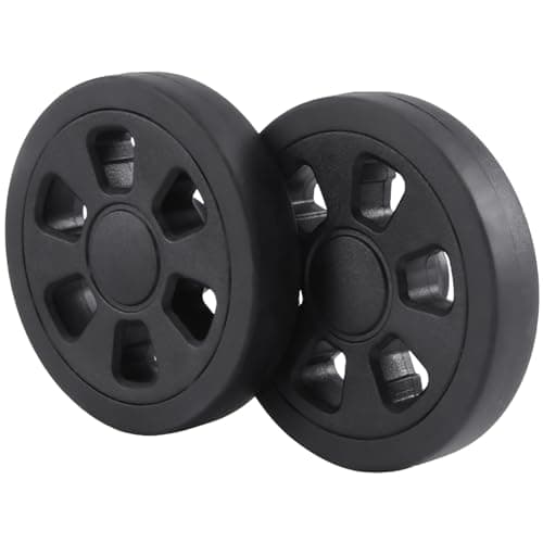 Malloy Set of 2 Luggage Wheel Suitcase Replacement Wheels Eco-Friendly PU Luggage Suitcase PU Swivel Caster Wheels Bearings Repair Kit — view 6